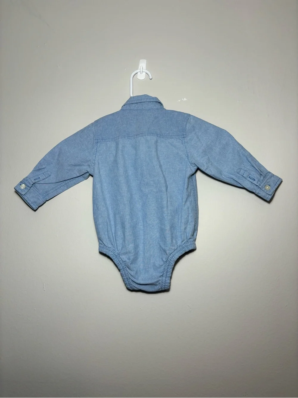 GAP Light Blue Infant Chambray Button-Down Shirt
